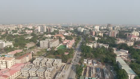 lagos aéreos, nigeria, áfrica