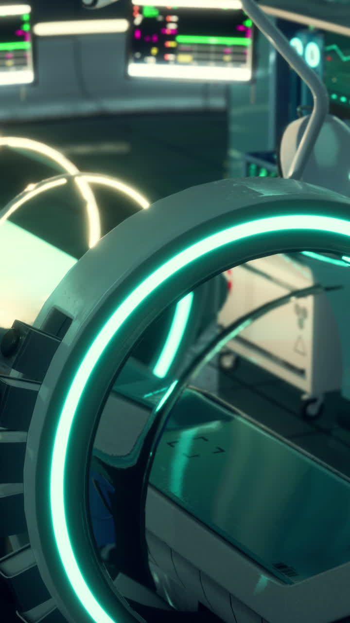 equipo médico de escáner de resonancia magnética en el hospital