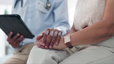 doctor comforting a patient