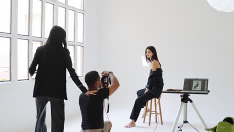 fashion shoot behind the scenes