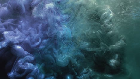 fluid splash supernatural background blue green