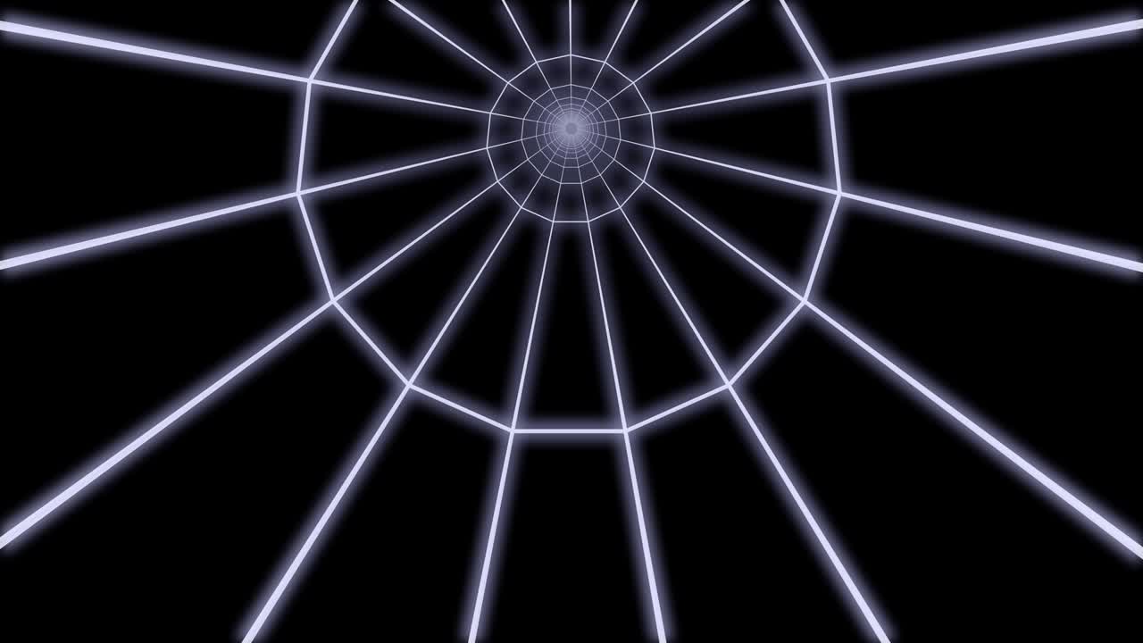 synthwave tube tunnel Retro Background 3d render