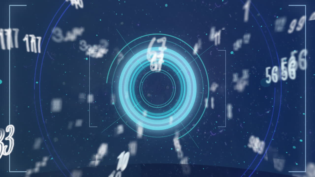 스 ⁇  스캐닝과 움직이는 숫자의 애니메이션