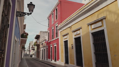 colorful streets of old san juan, puerto rico