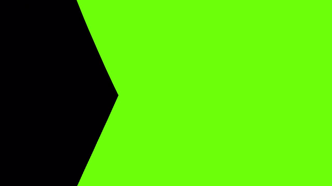 Doodle transition with arrows and dissolution with a green screen.