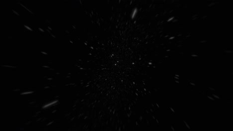 Fliegen-Durch-Ein-Realistisches-Sternenfeld,-Den-Weltraum,-Rasen-Durch-Die-Galaxie,-Rotierender-Aussichtspunkt