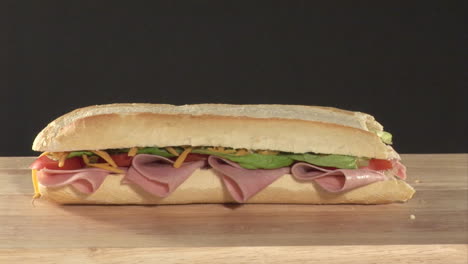 Stockvideos-Eines-Sandwiches