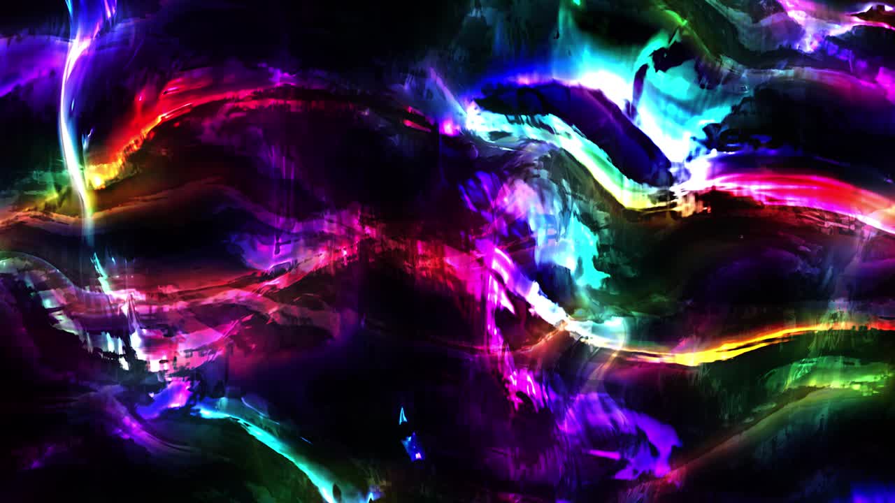animación abstracta, fondo líquido, hermosa película de pintura digital, película de fondo abstracta, animación caleidoscopio video de stock