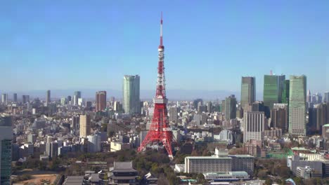 tokyo tower wide shot