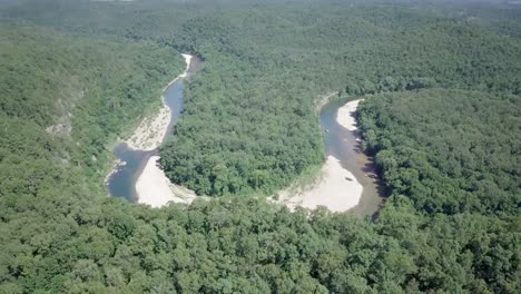 Buffalo-National-River-horseshoe-bend-at-red-bluff-overlook