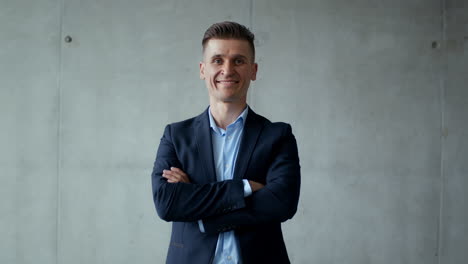 retrato de un hombre de negocios
