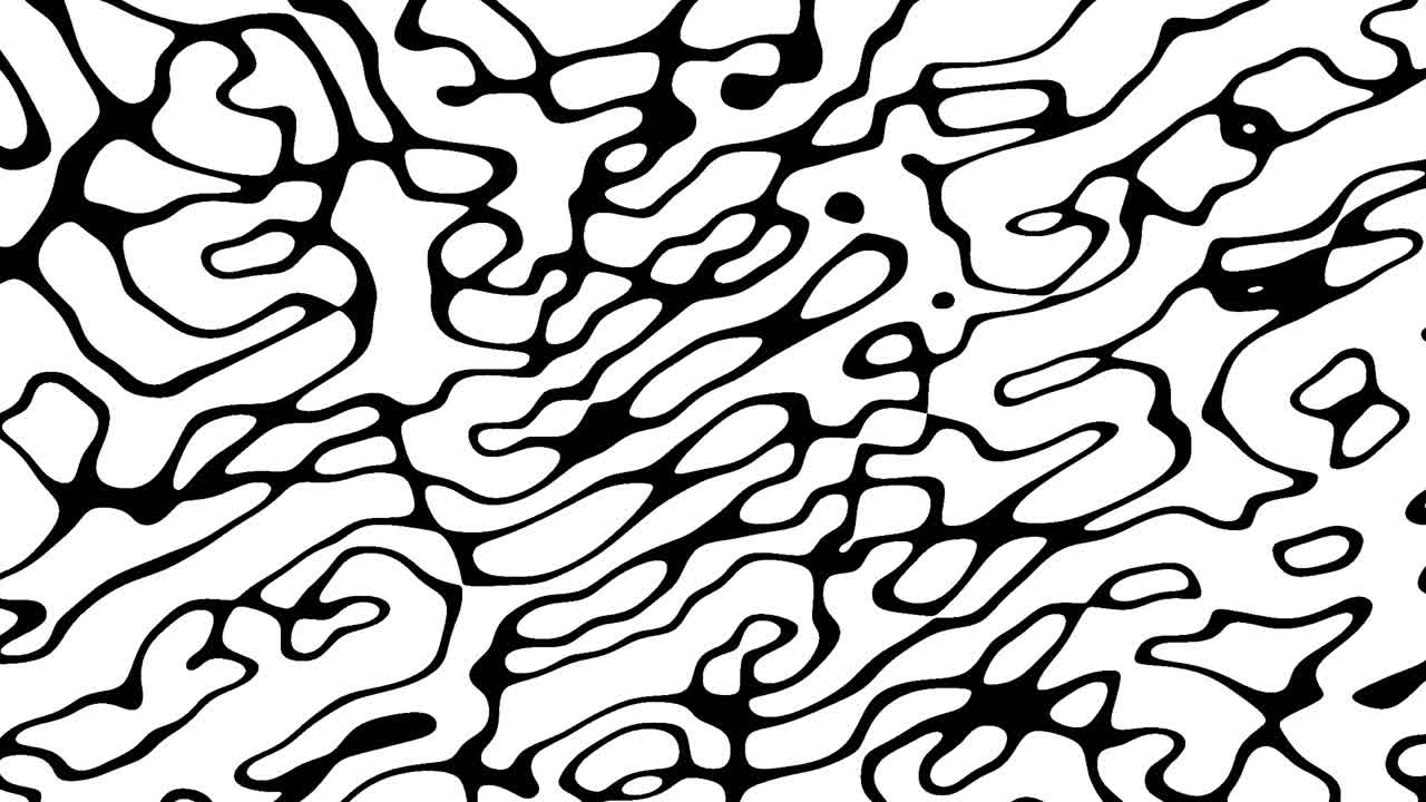 dibujo de ondas monocromático dinámico - líneas en zigzag cautivadoras con movimiento texturizado