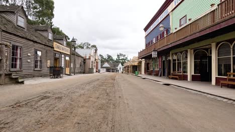 una calle tranquila y antigua en ballarat