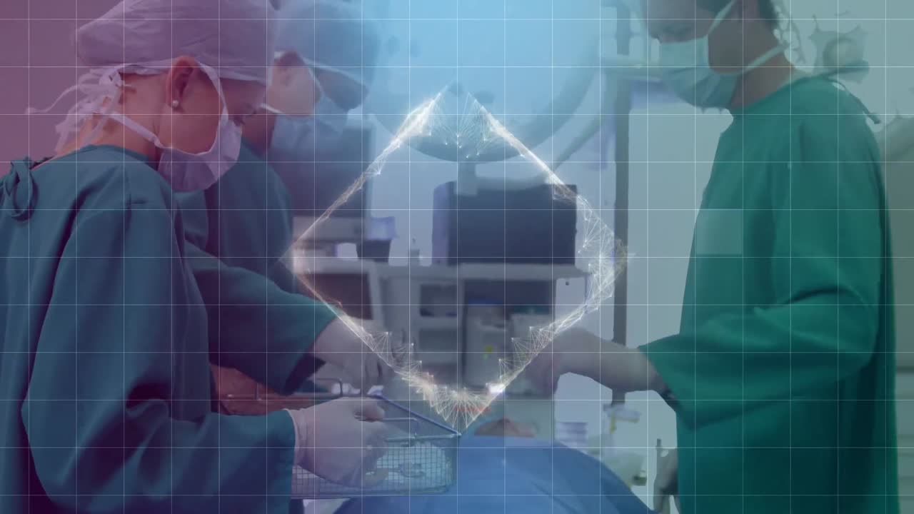 카우카시안 의사들에 대한 모양의 애니메이션