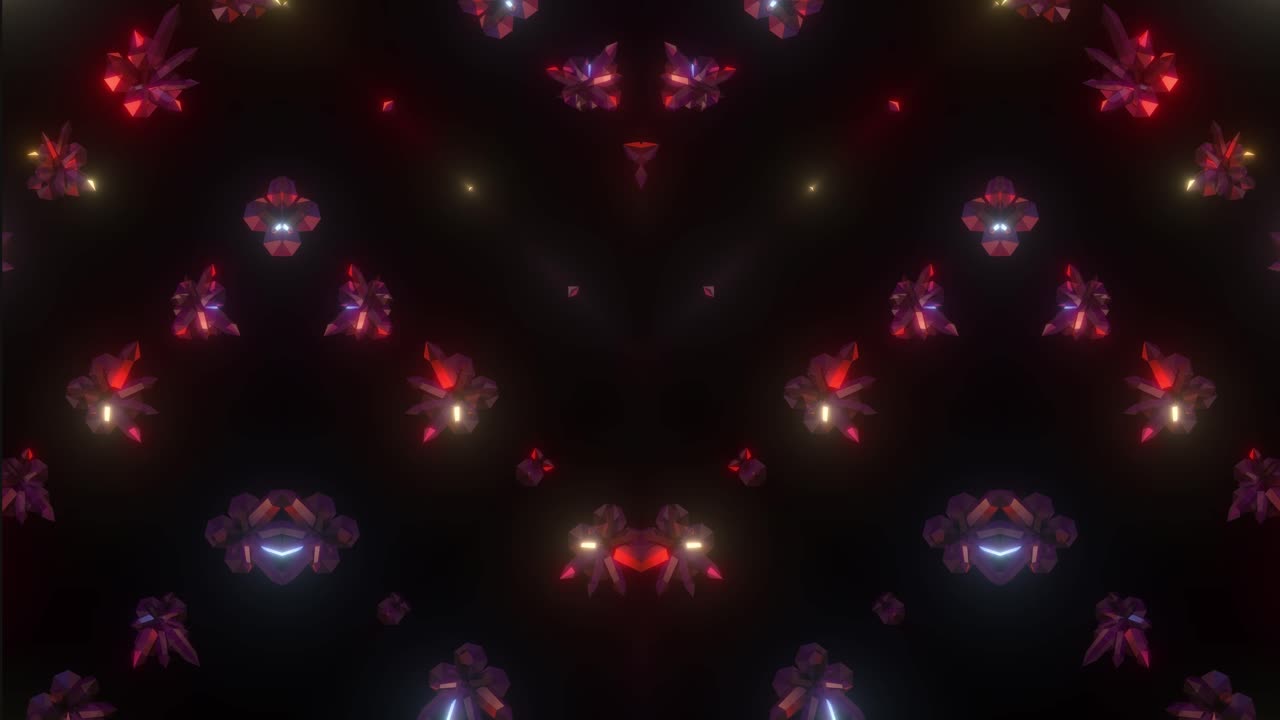 Modello di cristallo geometrico astratto