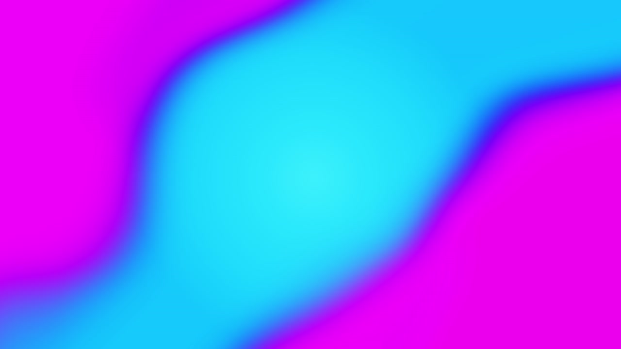 Pink blue neon smooth liquid waves abstract motion glowing holographic fluid gradient prism