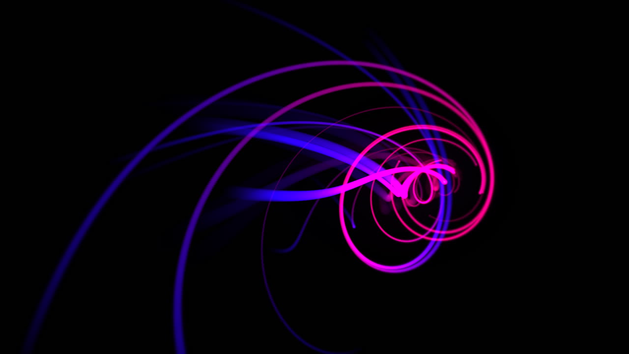 movimiento de líneas moradas y azules con fondo abstracto 6