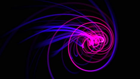 movimiento de líneas moradas y azules con fondo abstracto 6