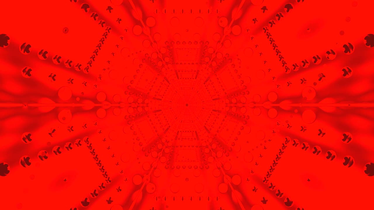 Dynamic red tunnel creates a visually captivating experience with smooth transitions and patterns. Perfect as a screensaver for a vivid display. Ideal for relaxation or focus