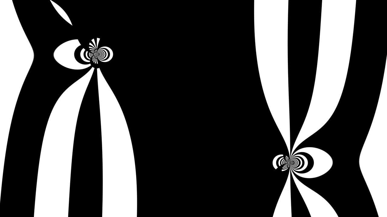 블랙 앤 화이트 라인 4k 애니메이션 배경 디자인