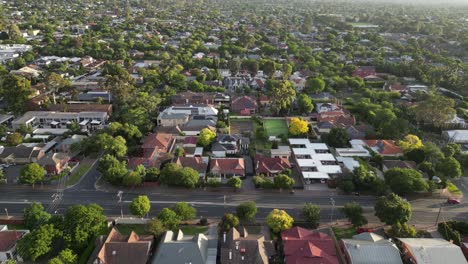 burnside residential area, eastern suburbs of adelaide in australia