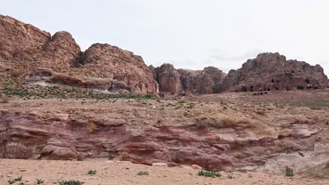 stunning view of the ancient city of petra. petra is a historic and archaeological city in southern jordan.