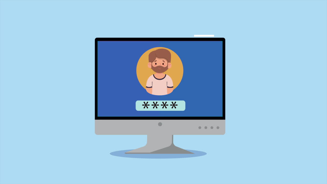 escritorio con inicio de sesión de usuario de cuenta