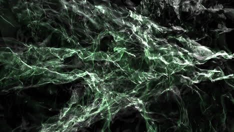 abstract black and green design swirling lines and shapes for websites and graphic design projects