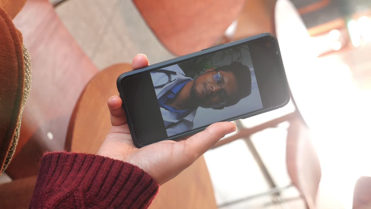 llamada de video con un médico