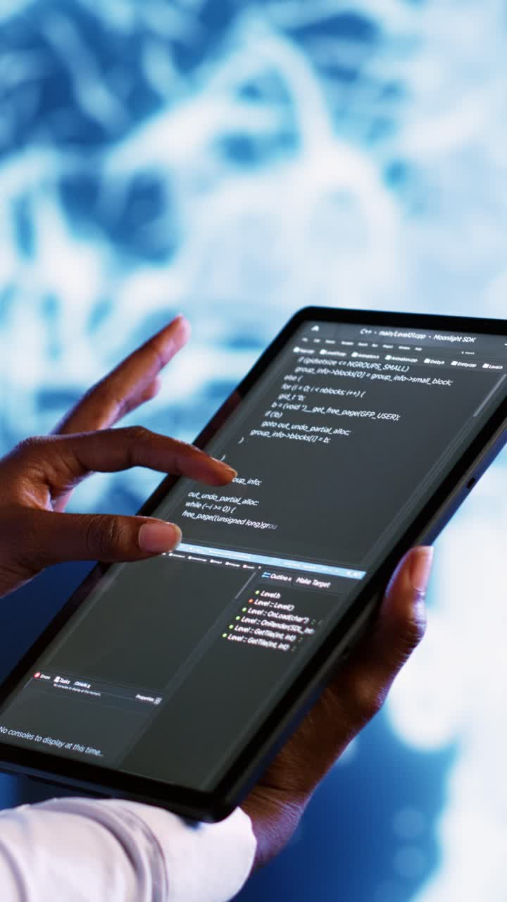 Vertical video Professional updating AI systems