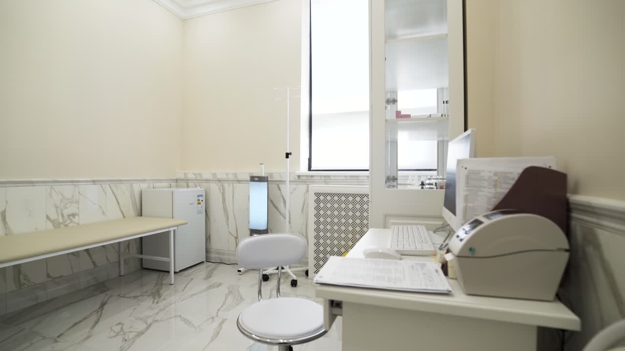 interior moderno de un consultorio médico