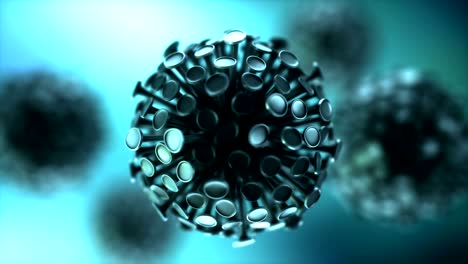 seamless loop virus animation