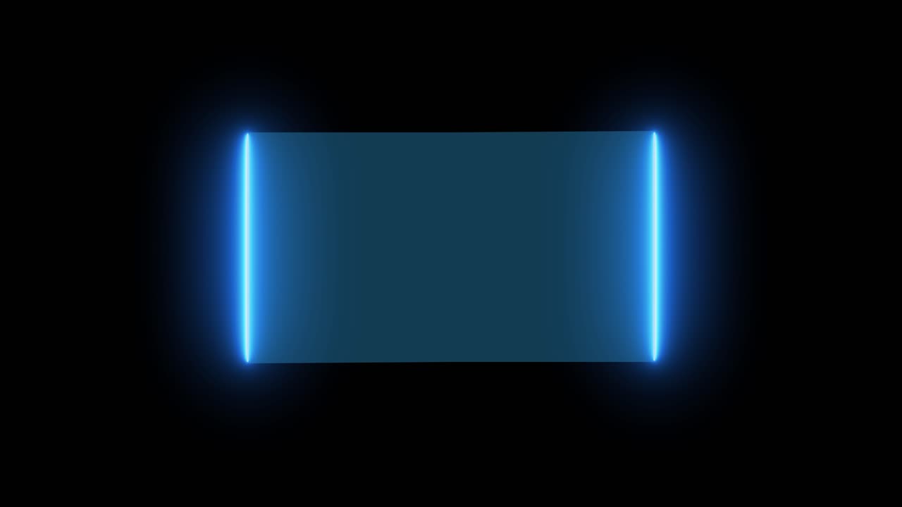 Glowing Blue Rectangle