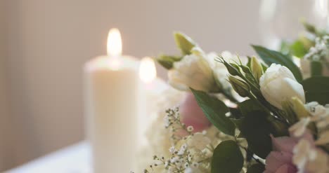 decorated table for wedding dinner 1