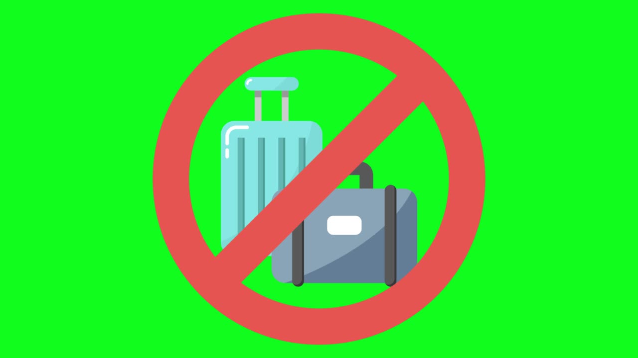 green screen, corona virus ,  travel ban