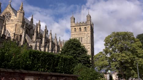 catedral de la ciudad de exeter, reino unido
