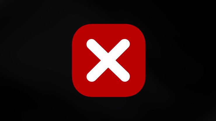Animated Red Square Forming a White Cross Symbol