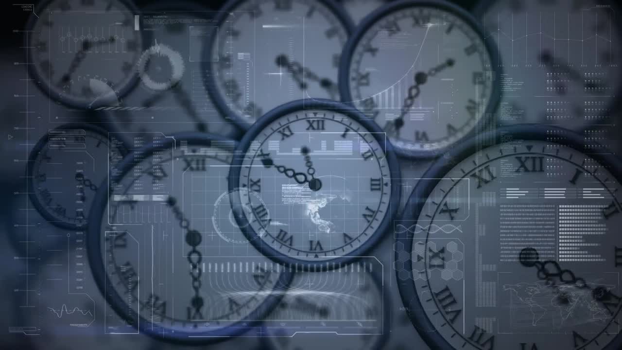 Clocks moving fast and data