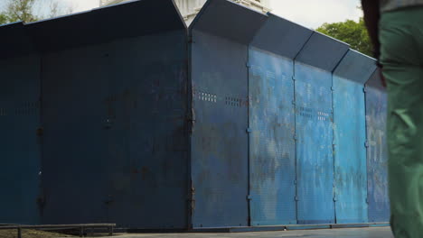 la policía barricada el monumento hemicilo a juarez en el centro histórico de la ciudad de méxico, ciudad de méxico antes de protesta feminista protesta