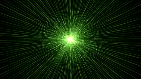 abstract green radial particle line background (loopable)