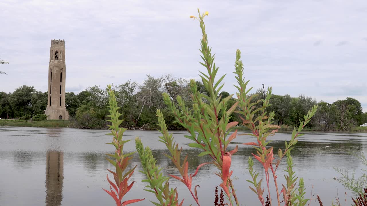 벨 섬의 꽃과 탑