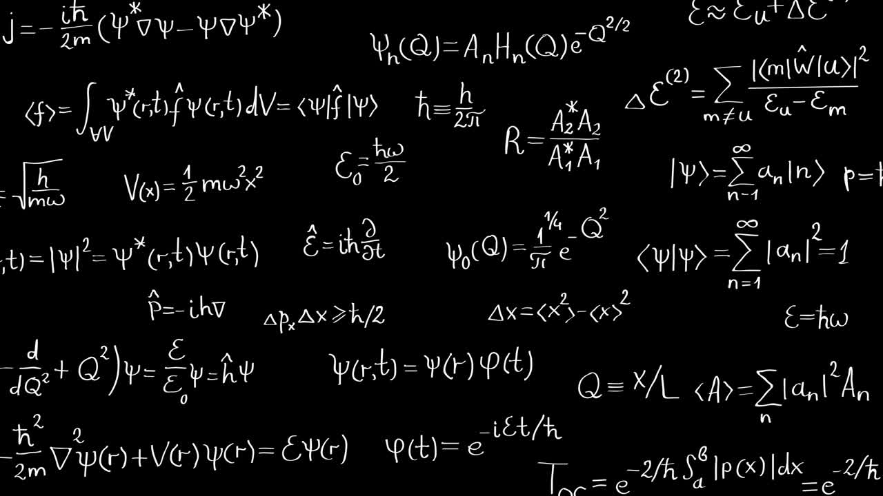 bucle de fórmulas de física