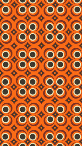 Motion Graphic of Geometric groovy pattern