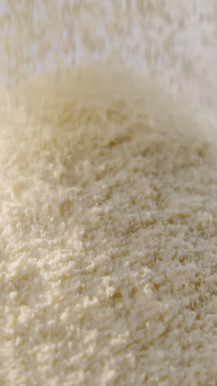 Powdered substance close-up