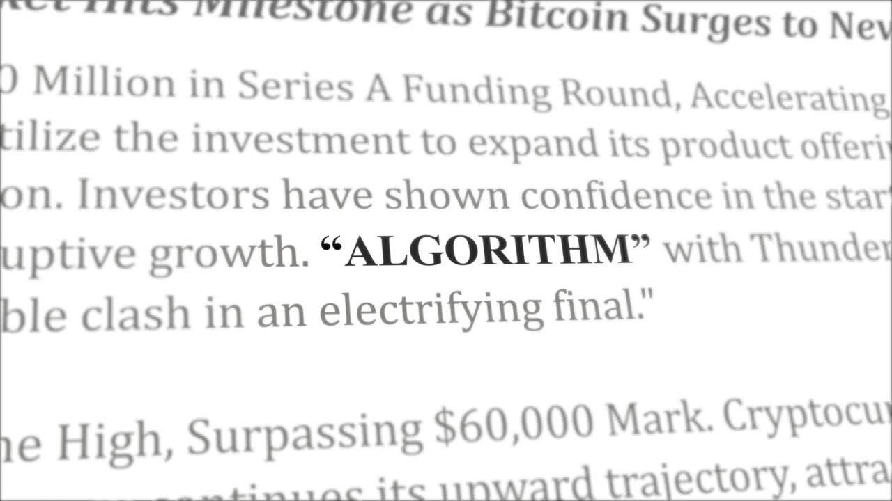 Algorithm news headline in different articles