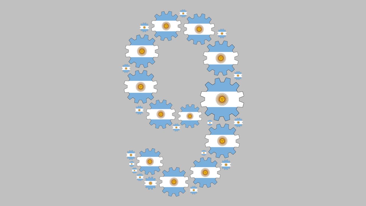 아르헨티나 숫자 9