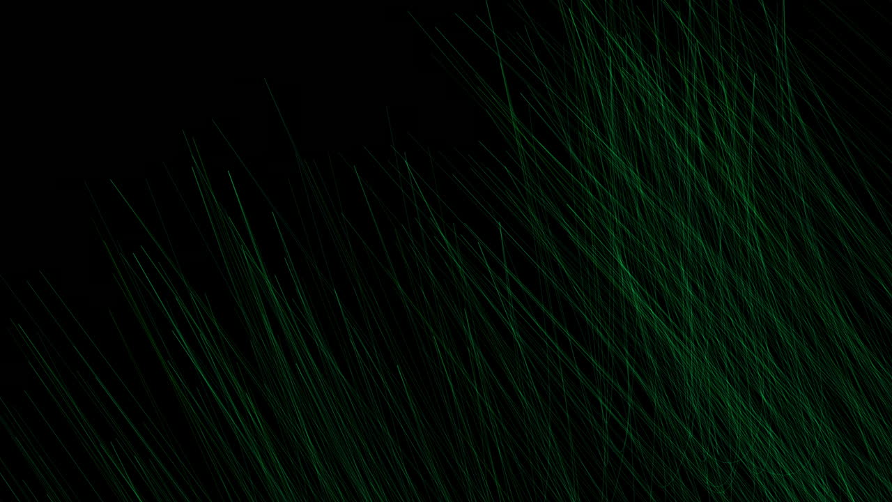 Ciuffi d'erba verdi, delicati e bizzarri, che si muovono leggermente in una sovrapposizione di brezza simulata