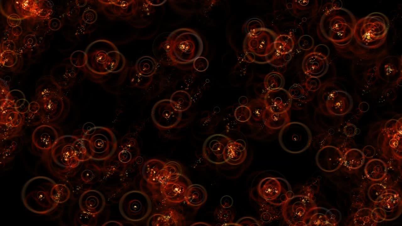 animación de partículas de forma de anillo gráficos de movimiento