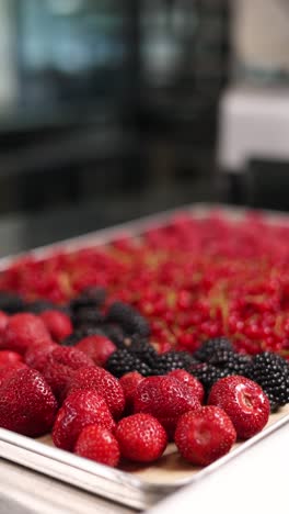 assortment of summer berries