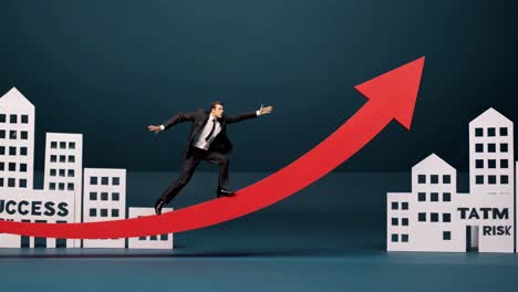 éxito empresarial y crecimiento